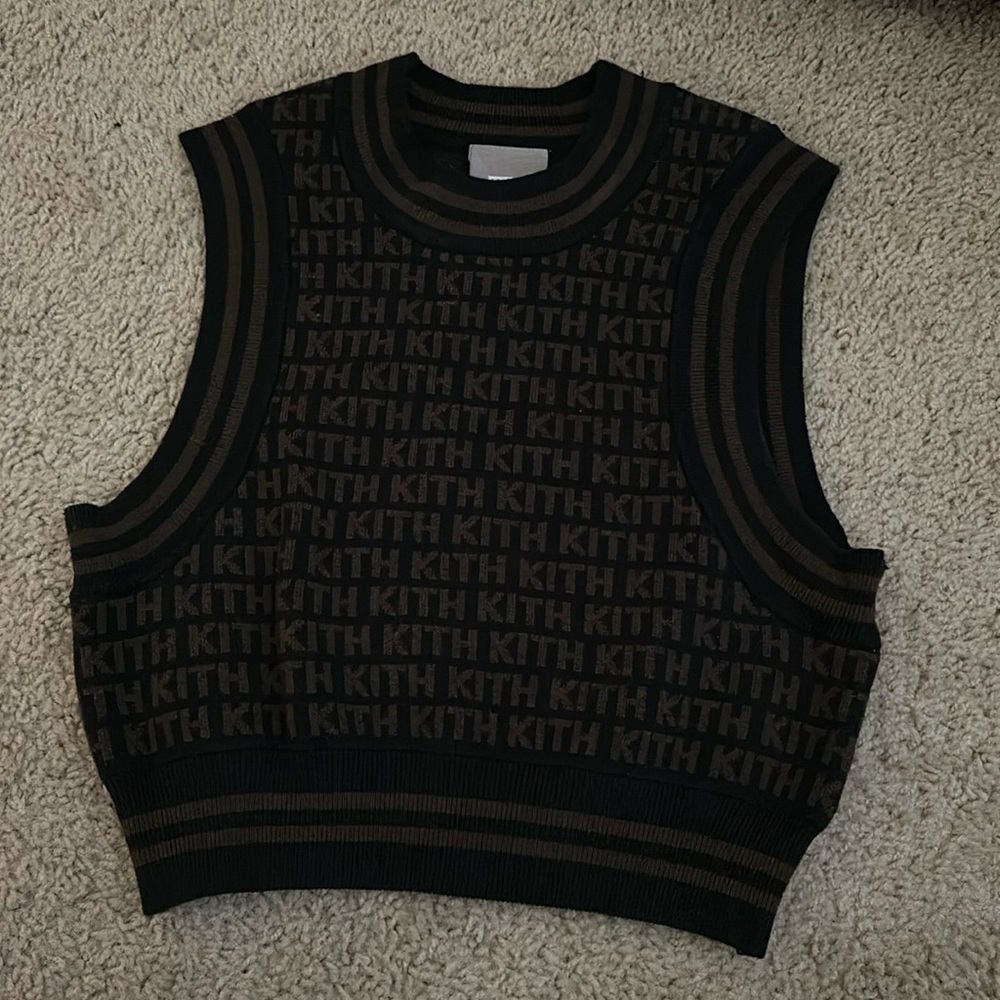 Kith Brown Logo Top Size M